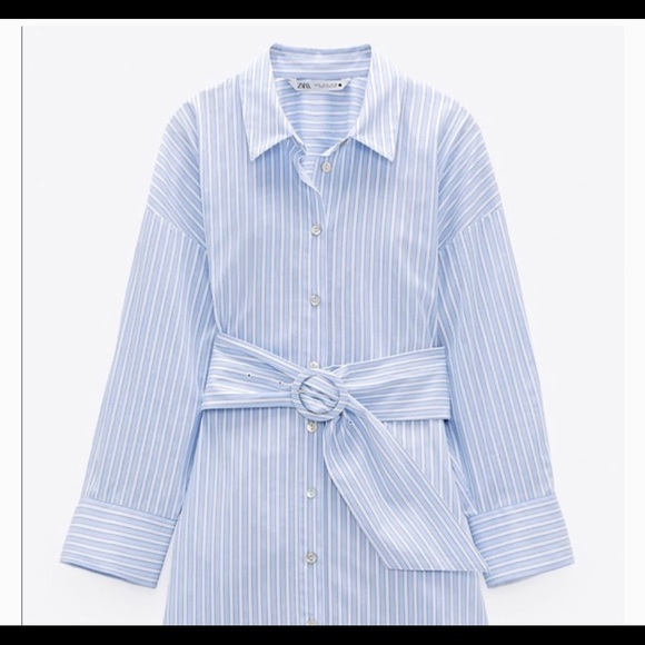 ZARA stripe shirt dress. NO OFFERS/ FIRM PRICE 🔥 - Picture 9 of 9